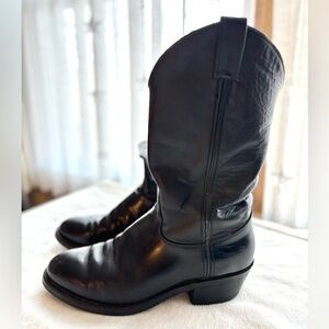 Justin Men’s Tobias Black Leather Boots